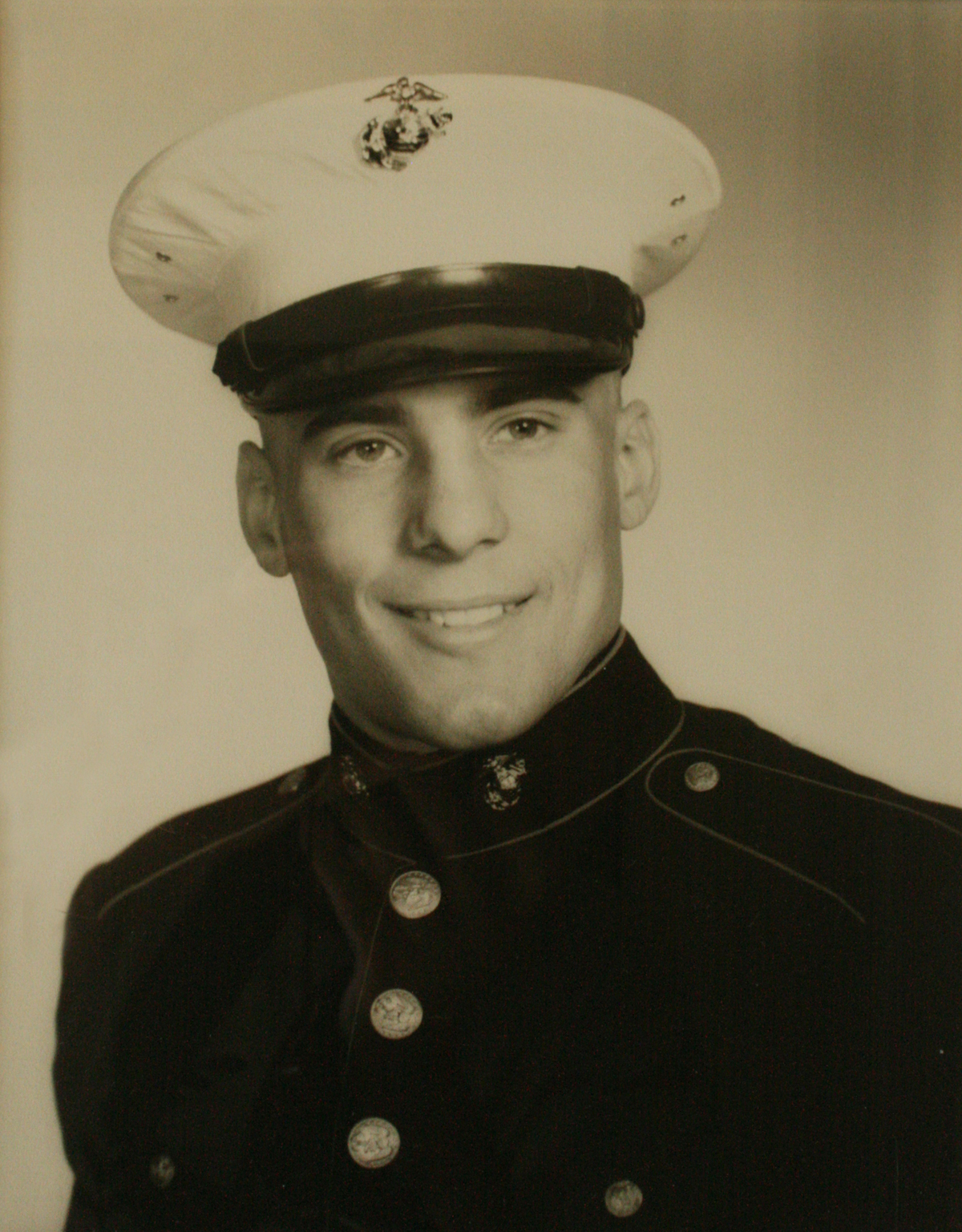 Lou in his Marine Uniform