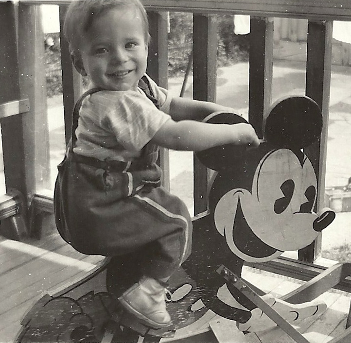 Lou as a  toddler